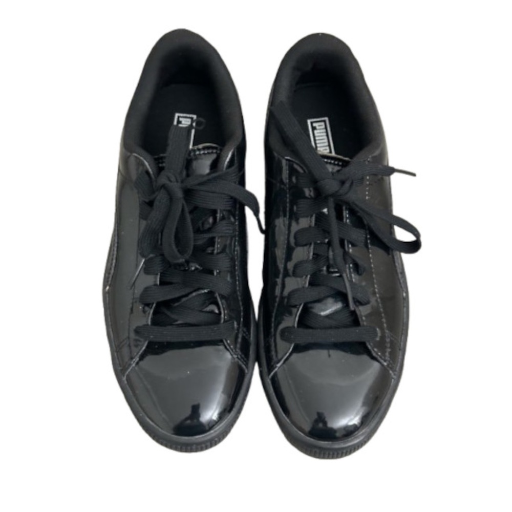 NWOB Puma Black Patent Leather Sneakers 5.5C